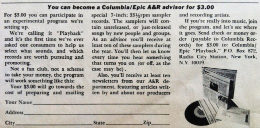 A&R Advisor Advert